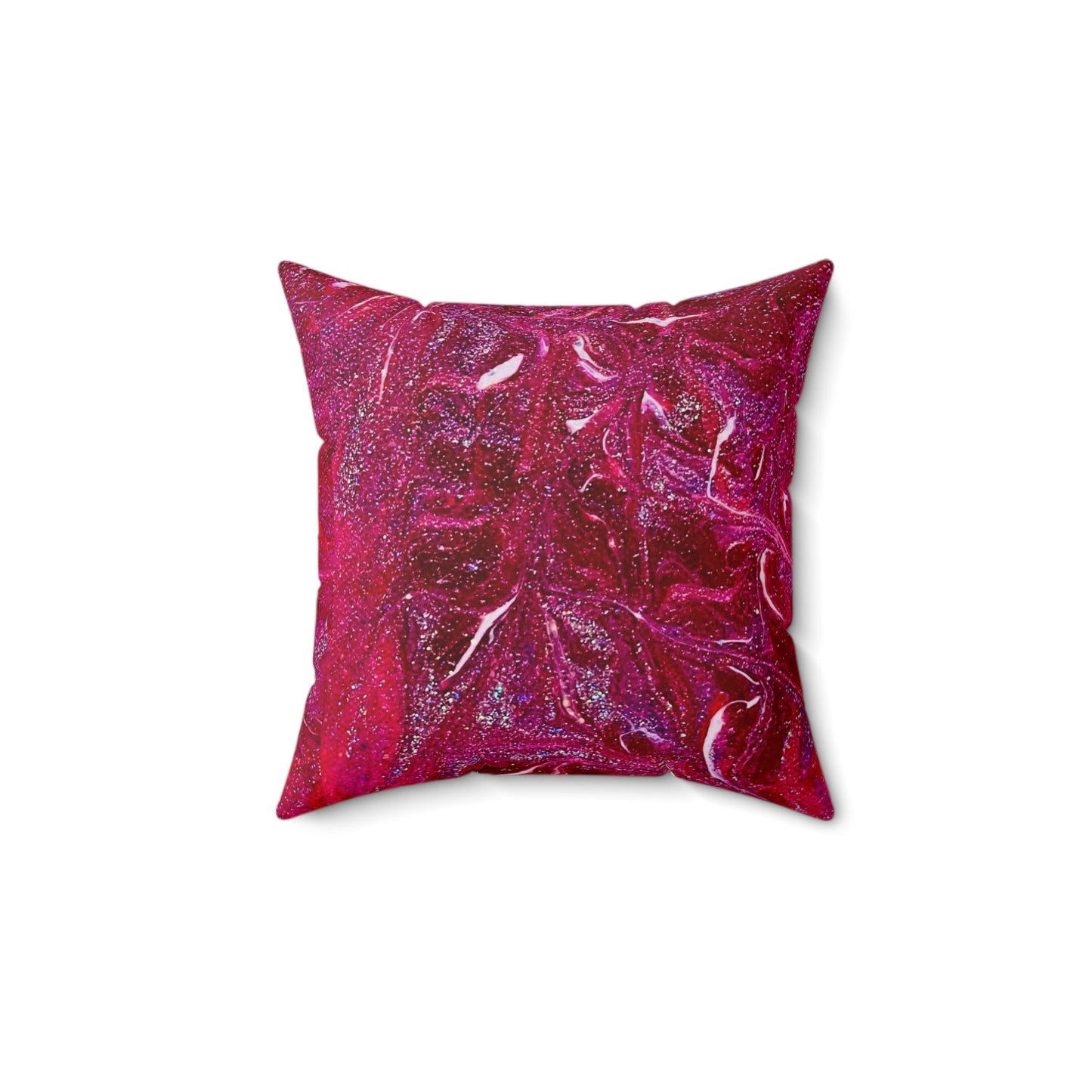 Cherry Swirl Throw Pillow