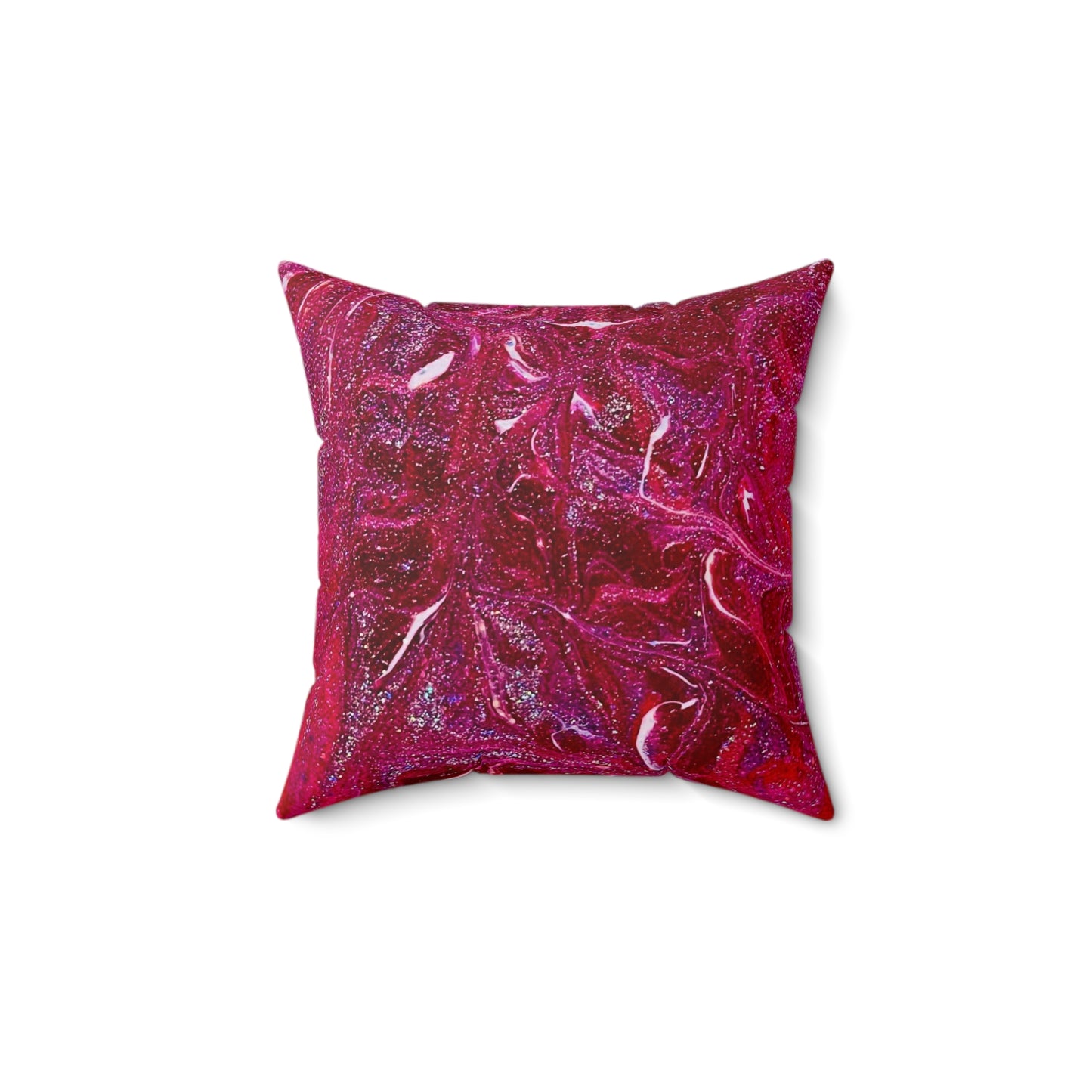 Cherry Swirl Throw Pillow