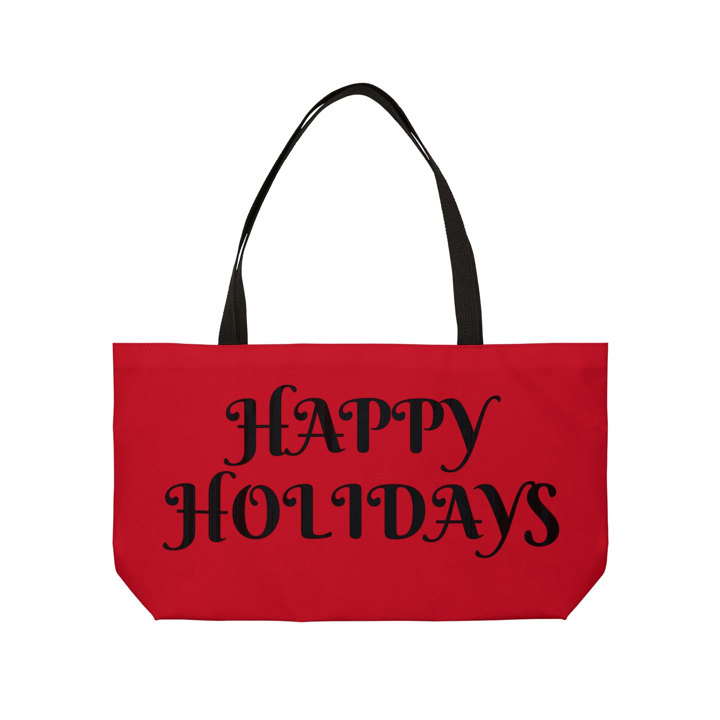 Happy Holidays Oversized Tote