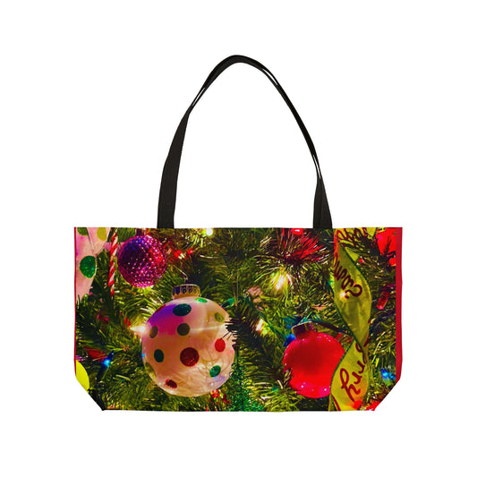 Happy Holidays Oversized Tote