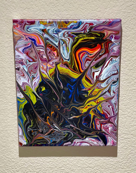 Black Jack Abstract Painting