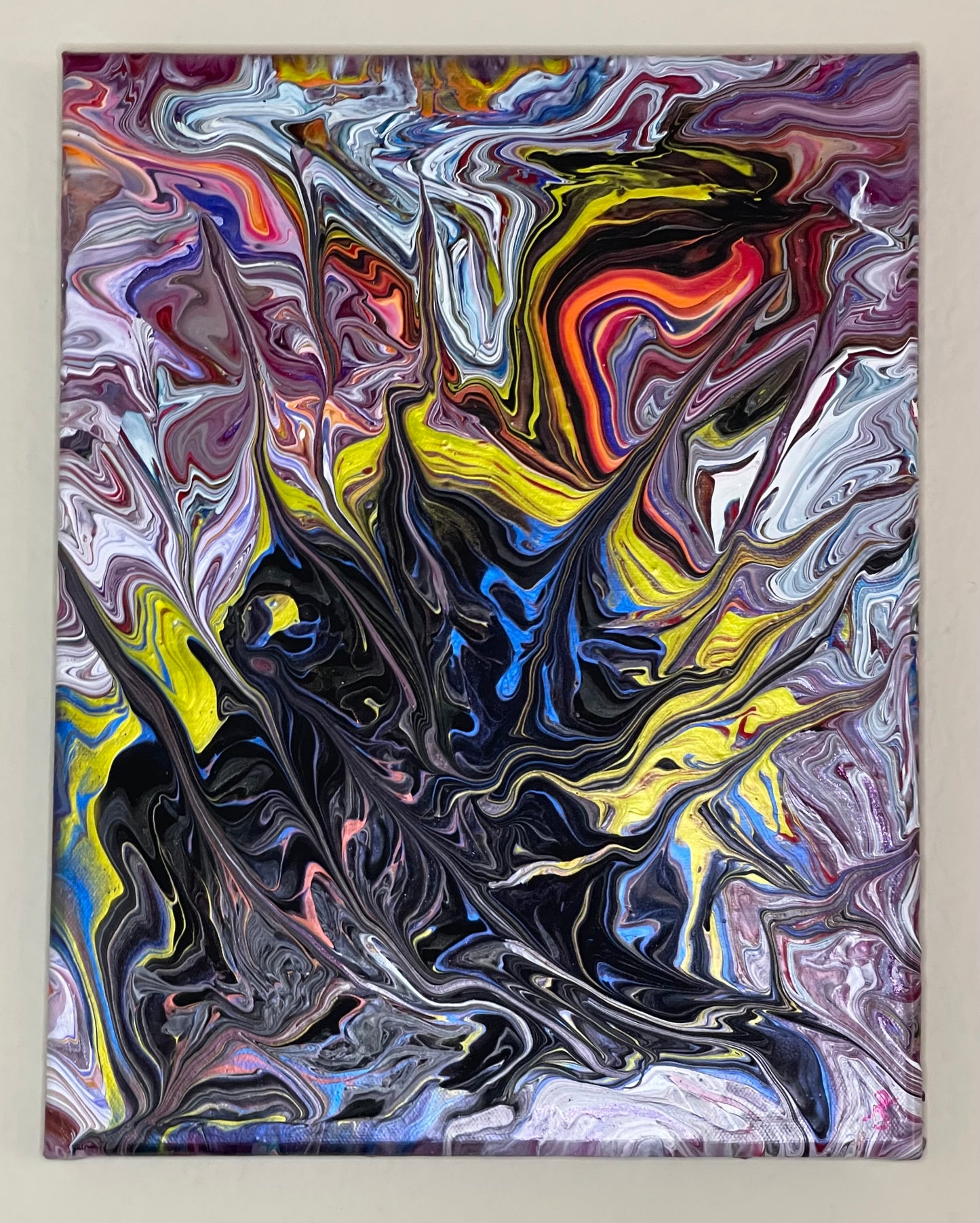 Black Jack Abstract Painting